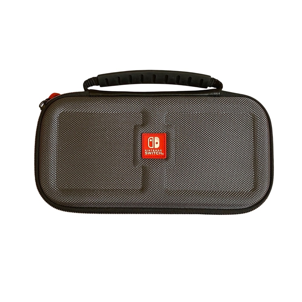 Nintendo Switch Deluxe Travel‎ Case Gray Hardshell Protective Carrying Bag